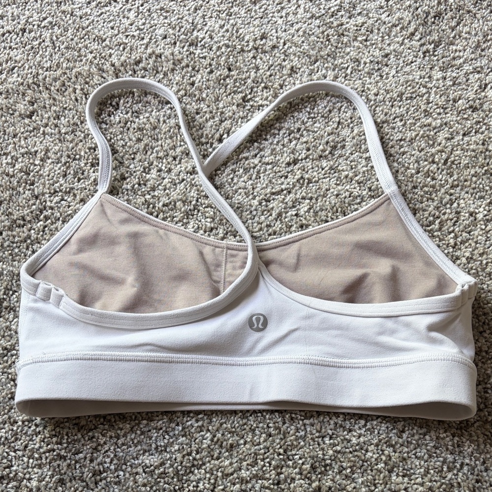lululemon athletica Pale Pink Strappy Sports Bra